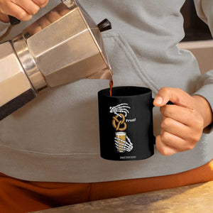 Prost Beer Lover Skeleton Hands German Festival Graphic Coffee Mug TS12 Print Your Wear