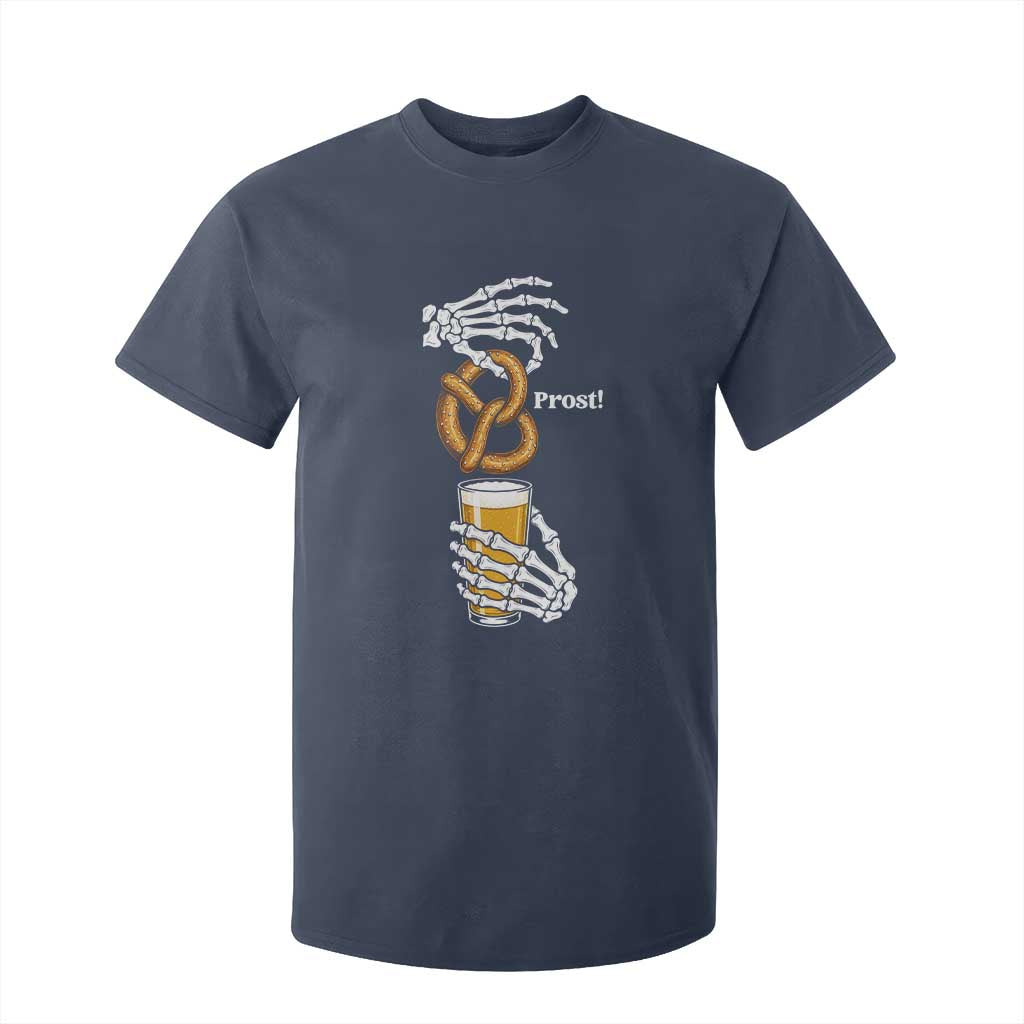 Prost Beer Lover Skeleton Hands German Festival Graphic T Shirt For Kid TS12 Navy Print Your Wear