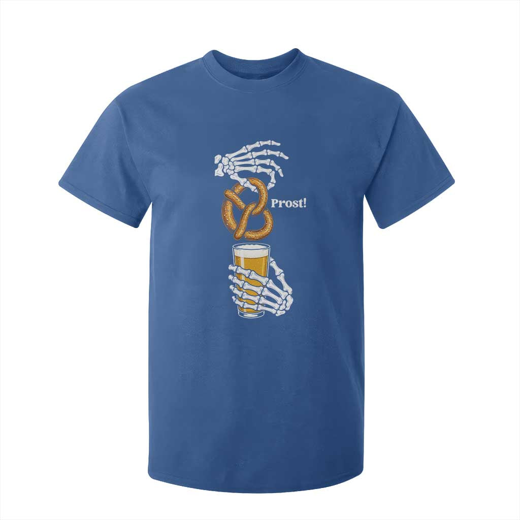 Prost Beer Lover Skeleton Hands German Festival Graphic T Shirt For Kid TS12 Royal Blue Print Your Wear