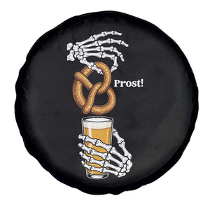 Prost Beer Lover Skeleton Hands German Festival Graphic Spare Tire Cover TS12 Print Your Wear