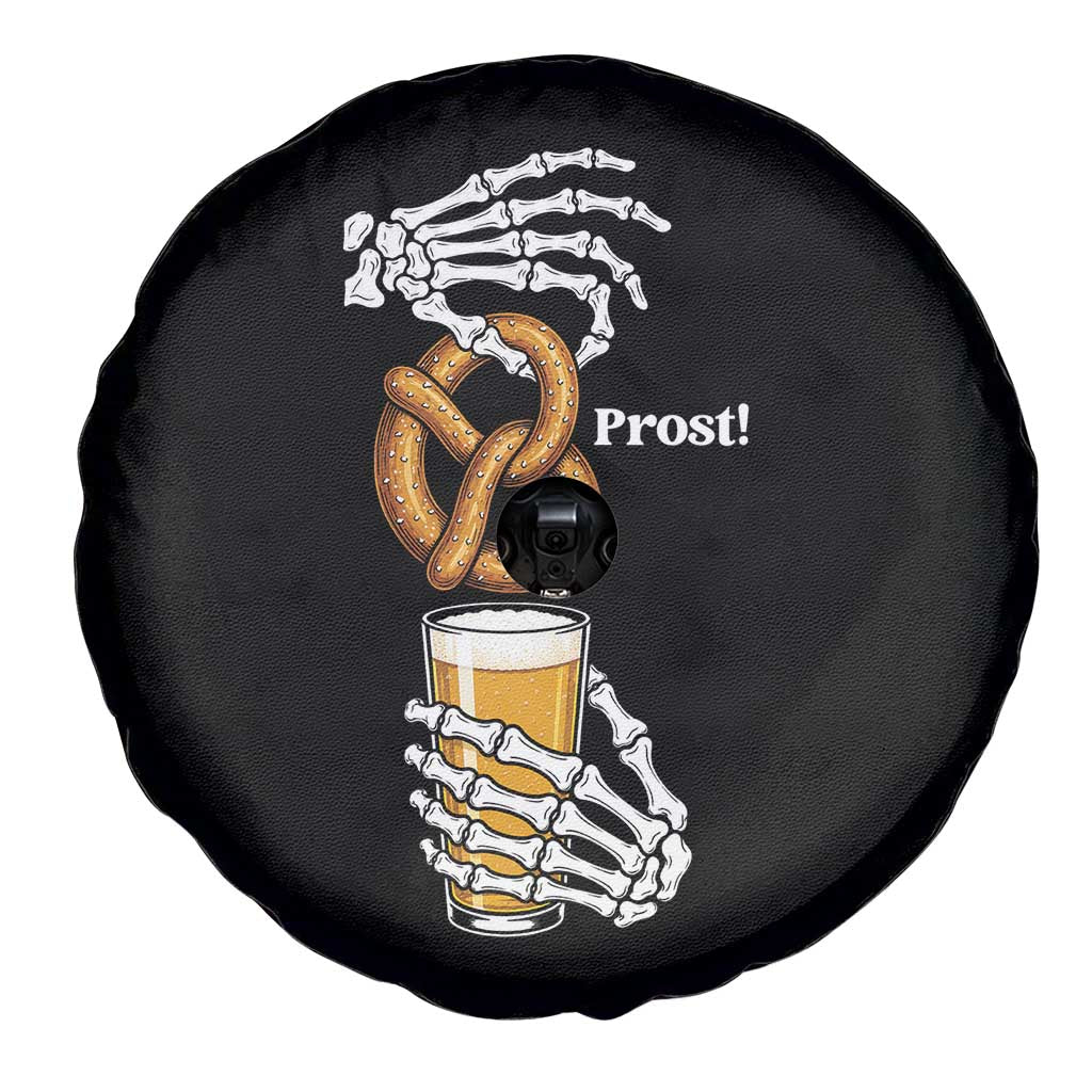 Prost Beer Lover Skeleton Hands German Festival Graphic Spare Tire Cover TS12 Print Your Wear