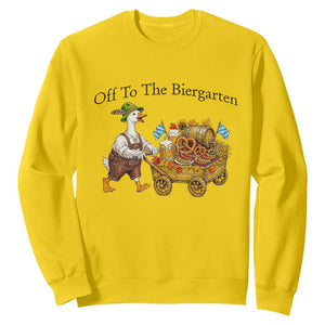 Funny Goose German Beer Festival Sweatshirt Off To The Biergarten TS12 Daisy Print Your Wear
