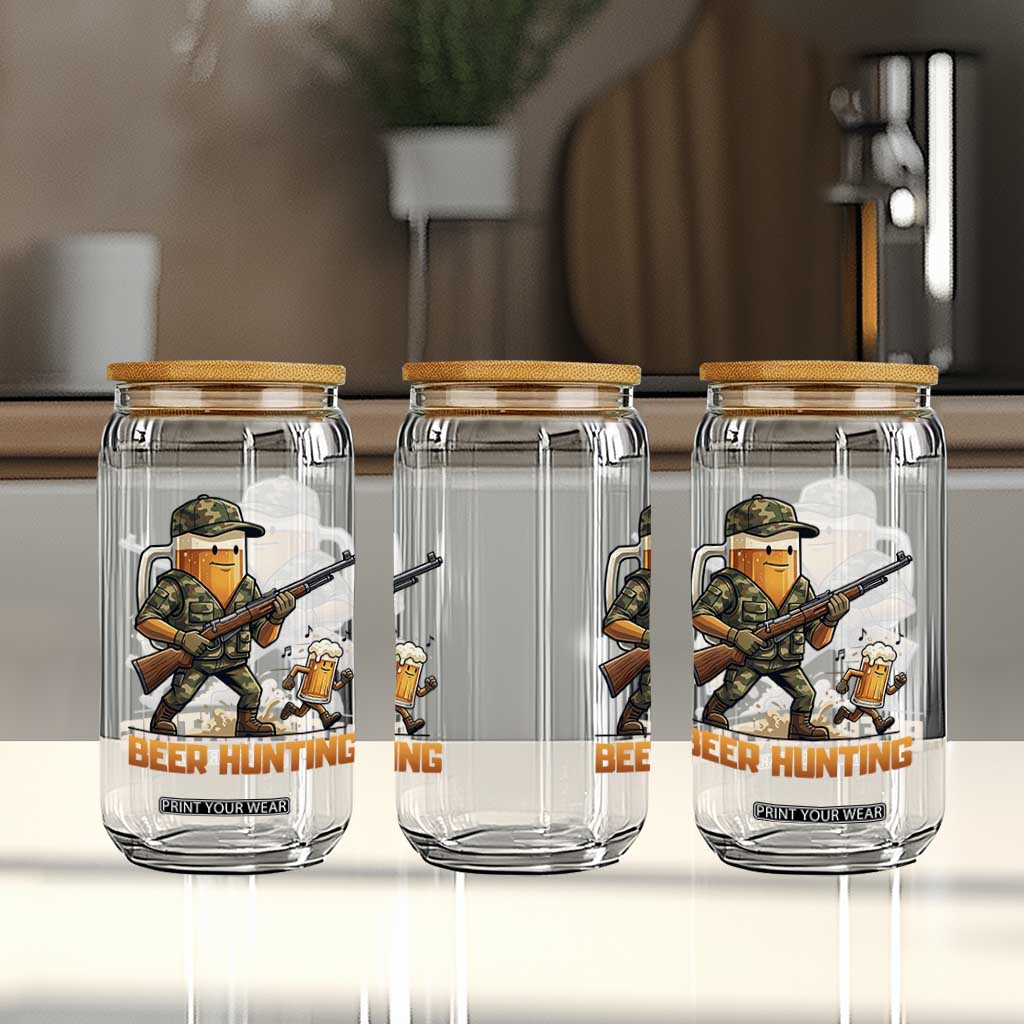 Beer Hunting Season Open Glass Can Beer Hunter Brew Lover Humor TS12 Print Your Wear