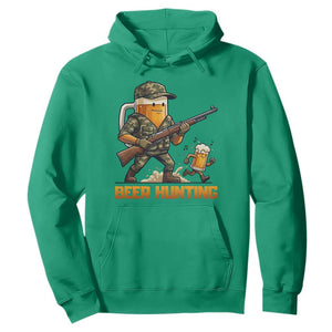 Beer Hunting Season Open Hoodie Beer Hunter Brew Lover Humor TS12 Irish Green Print Your Wear