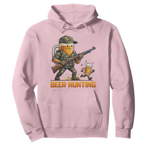 Beer Hunting Season Open Hoodie Beer Hunter Brew Lover Humor TS12 Light Pink Print Your Wear