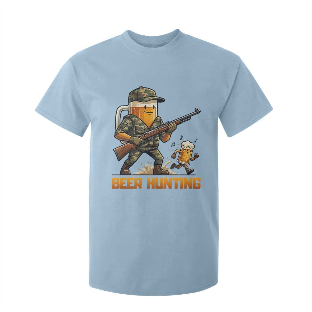 Beer Hunting Season Open T Shirt For Kid Beer Hunter Brew Lover Humor TS12 Light Blue Print Your Wear