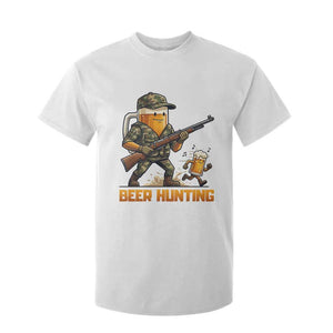 Beer Hunting Season Open T Shirt For Kid Beer Hunter Brew Lover Humor TS12 White Print Your Wear