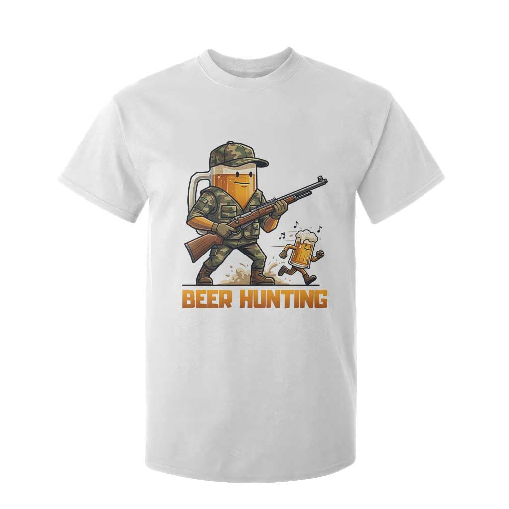 Beer Hunting Season Open T Shirt For Kid Beer Hunter Brew Lover Humor TS12 White Print Your Wear