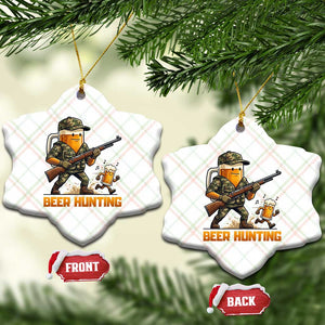 Beer Hunting Season Open Ceramic Ornament Beer Hunter Brew Lover Humor TS12 Print Your Wear