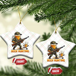 Beer Hunting Season Open Ceramic Ornament Beer Hunter Brew Lover Humor TS12 Print Your Wear