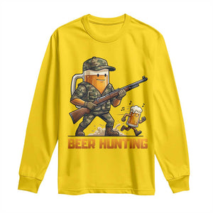 Beer Hunting Season Open Long Sleeve Shirt Beer Hunter Brew Lover Humor TS12 Daisy Print Your Wear