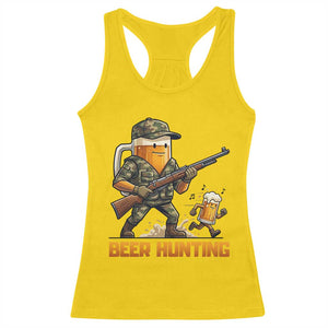 Beer Hunting Season Open Racerback Tank Top Beer Hunter Brew Lover Humor TS12 Daisy Print Your Wear
