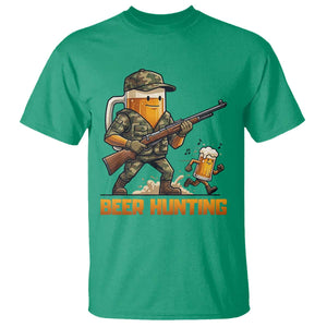 Beer Hunting Season Open T Shirt Beer Hunter Brew Lover Humor TS12 Irish Green Print Your Wear