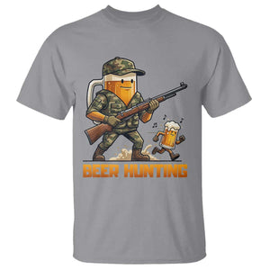 Beer Hunting Season Open T Shirt Beer Hunter Brew Lover Humor TS12 Sport Gray Print Your Wear