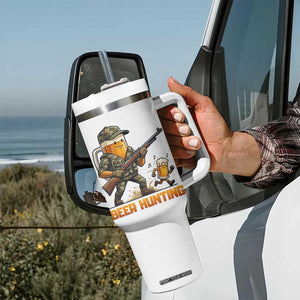 Beer Hunting Season Open Tumbler With Handle Beer Hunter Brew Lover Humor TS12 Print Your Wear