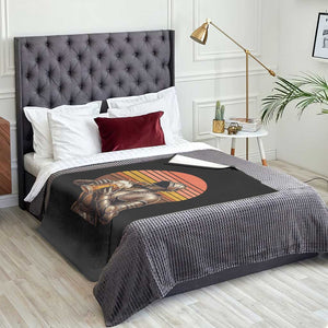 Funny Medieval Renaissance Drinker Throw Blanket Vintage Knight In Armor Beer Lover TS12 Print Your Wear