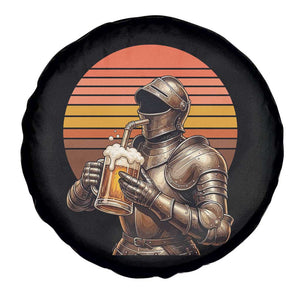 Funny Medieval Renaissance Drinker Spare Tire Cover Vintage Knight In Armor Beer Lover TS12 Print Your Wear