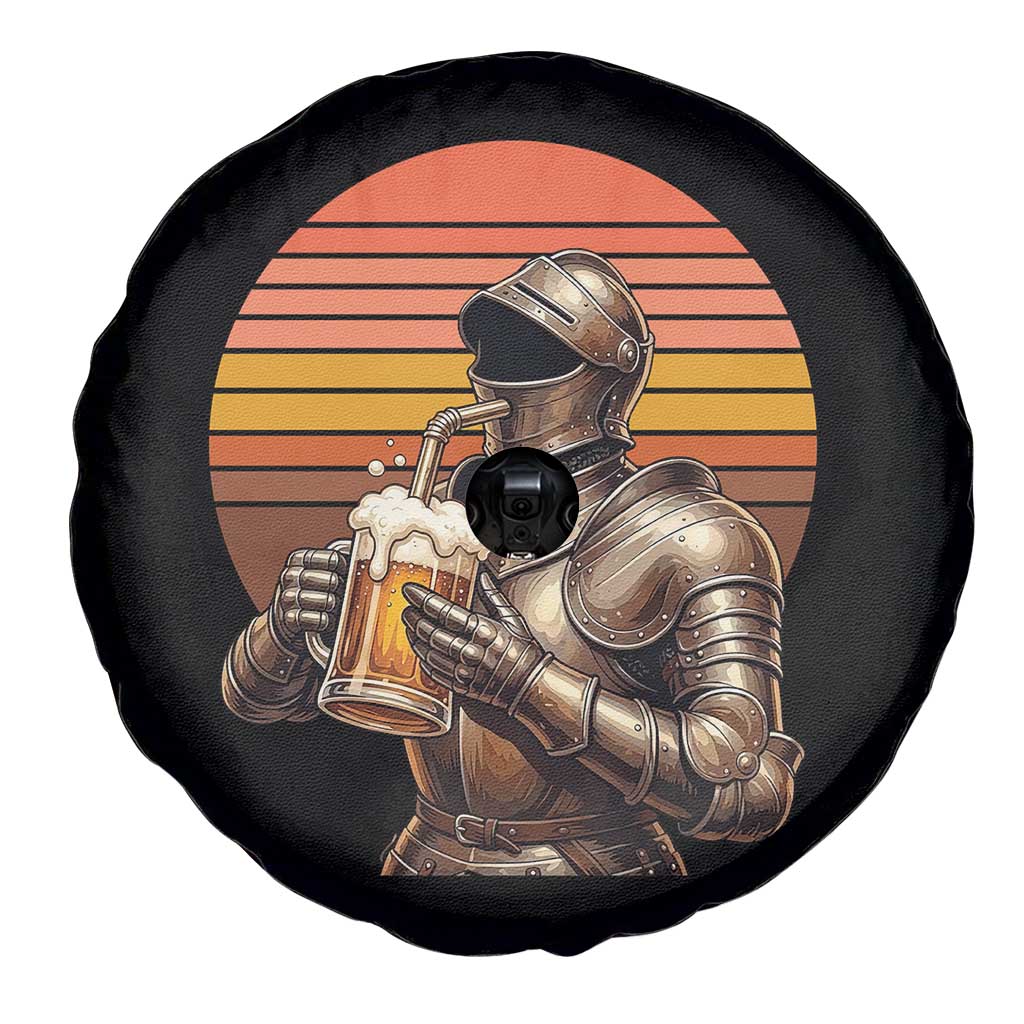 Funny Medieval Renaissance Drinker Spare Tire Cover Vintage Knight In Armor Beer Lover TS12 Print Your Wear