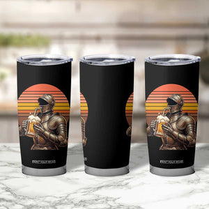Funny Medieval Renaissance Drinker Tumbler Cup Vintage Knight In Armor Beer Lover TS12 Print Your Wear