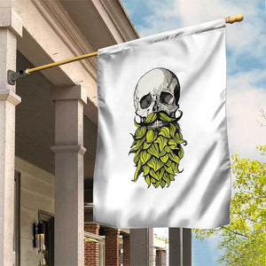 Vintage Craft Brewer Beer Lover Gift Garden Flag Beer Hops Beard Skull TS12 Print Your Wear
