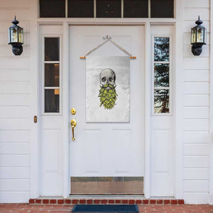Vintage Craft Brewer Beer Lover Gift Garden Flag Beer Hops Beard Skull TS12 Print Your Wear