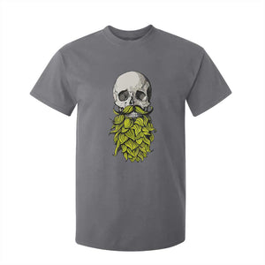 Vintage Craft Brewer Beer Lover Gift T Shirt For Kid Beer Hops Beard Skull TS12 Charcoal Print Your Wear