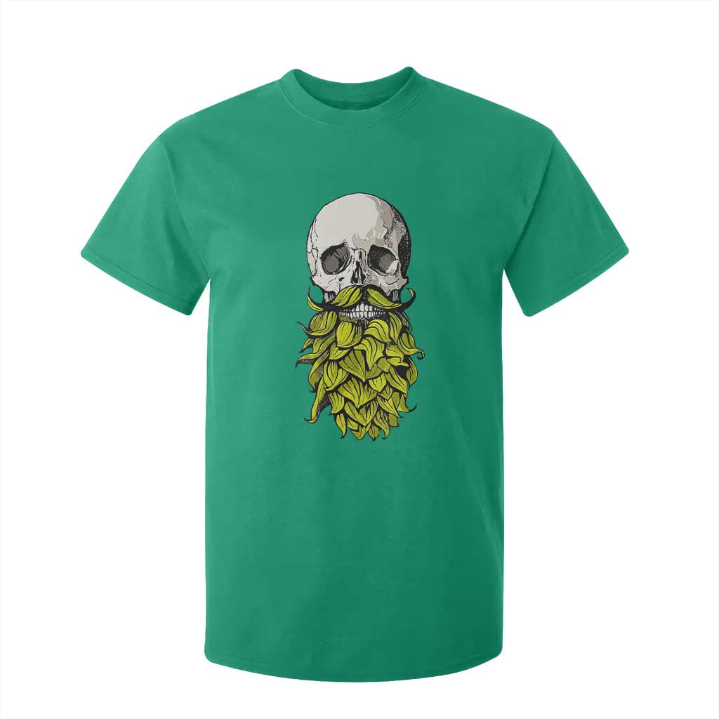 Vintage Craft Brewer Beer Lover Gift T Shirt For Kid Beer Hops Beard Skull TS12 Irish Green Print Your Wear
