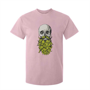 Vintage Craft Brewer Beer Lover Gift T Shirt For Kid Beer Hops Beard Skull TS12 Light Pink Print Your Wear