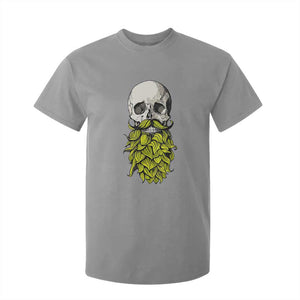 Vintage Craft Brewer Beer Lover Gift T Shirt For Kid Beer Hops Beard Skull TS12 Sport Gray Print Your Wear
