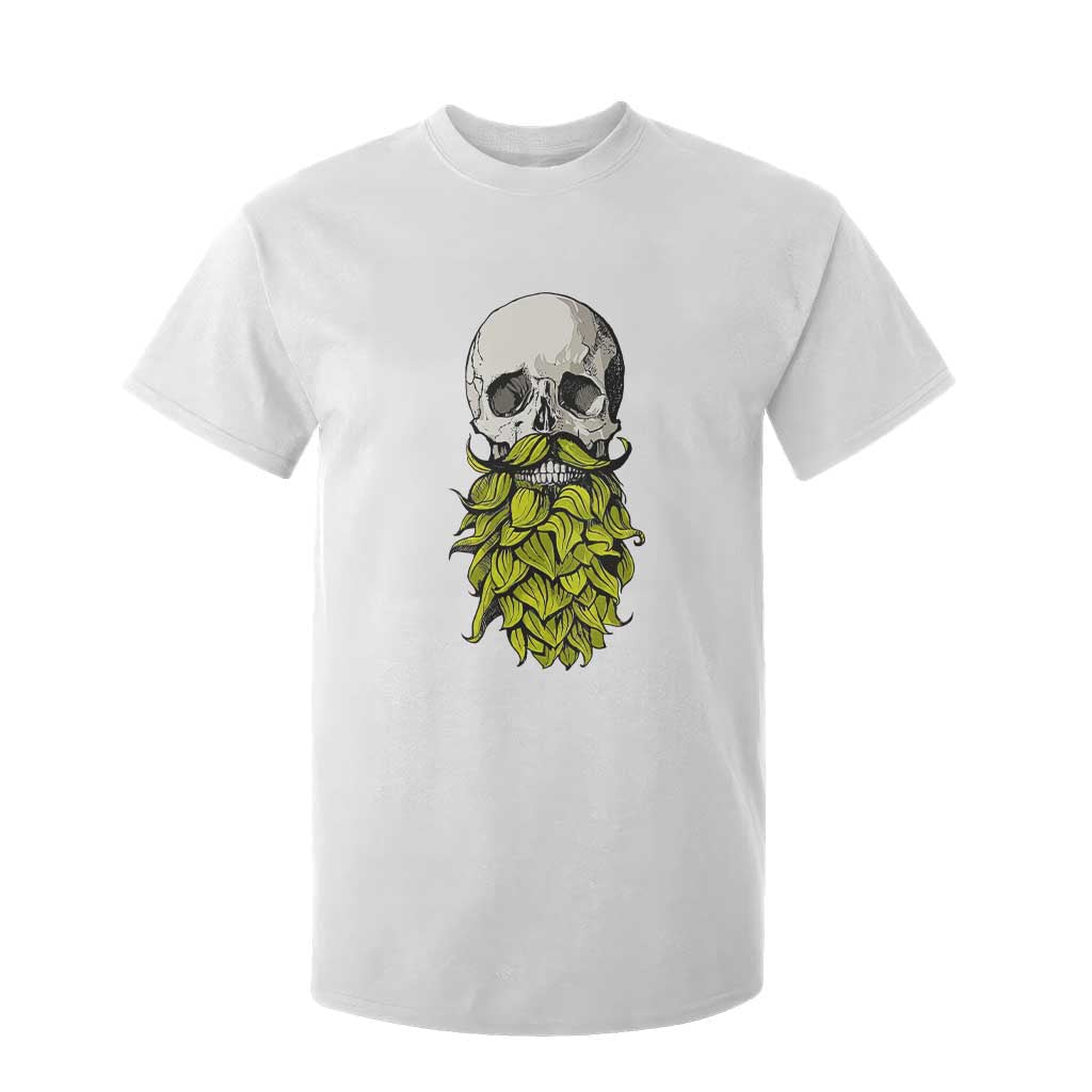 Vintage Craft Brewer Beer Lover Gift T Shirt For Kid Beer Hops Beard Skull TS12 White Print Your Wear