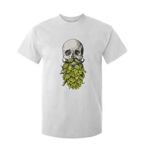 Vintage Craft Brewer Beer Lover Gift T Shirt For Kid Beer Hops Beard Skull TS12 White Print Your Wear