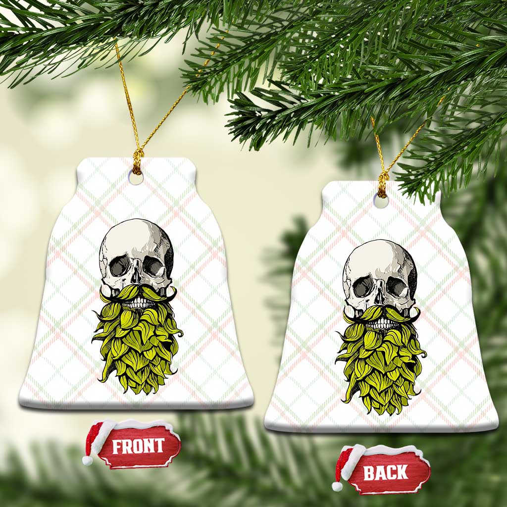 Vintage Craft Brewer Beer Lover Gift Ceramic Ornament Beer Hops Beard Skull TS12 Print Your Wear