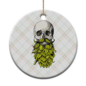 Vintage Craft Brewer Beer Lover Gift Ceramic Ornament Beer Hops Beard Skull TS12 1pc Christmas Plaid Print Your Wear