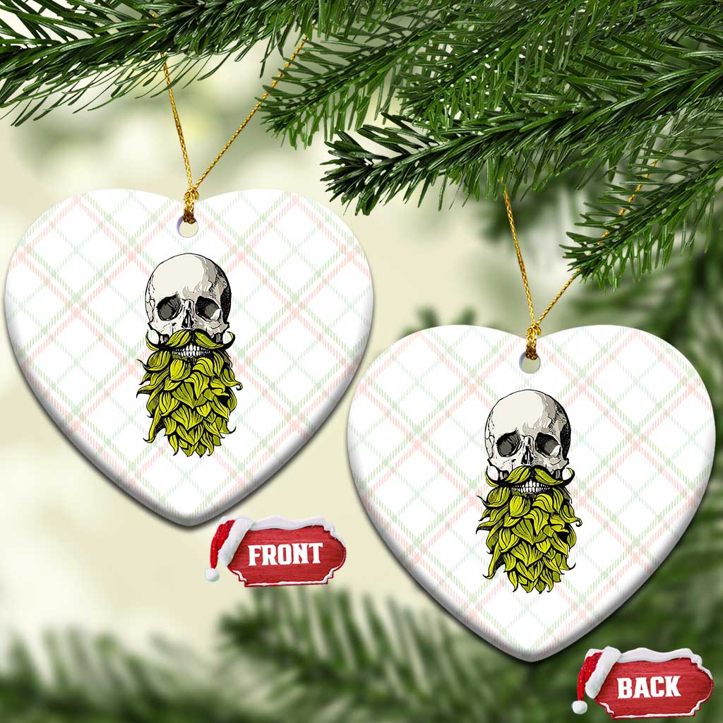 Vintage Craft Brewer Beer Lover Gift Ceramic Ornament Beer Hops Beard Skull TS12 Print Your Wear