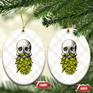 Vintage Craft Brewer Beer Lover Gift Ceramic Ornament Beer Hops Beard Skull TS12 Print Your Wear