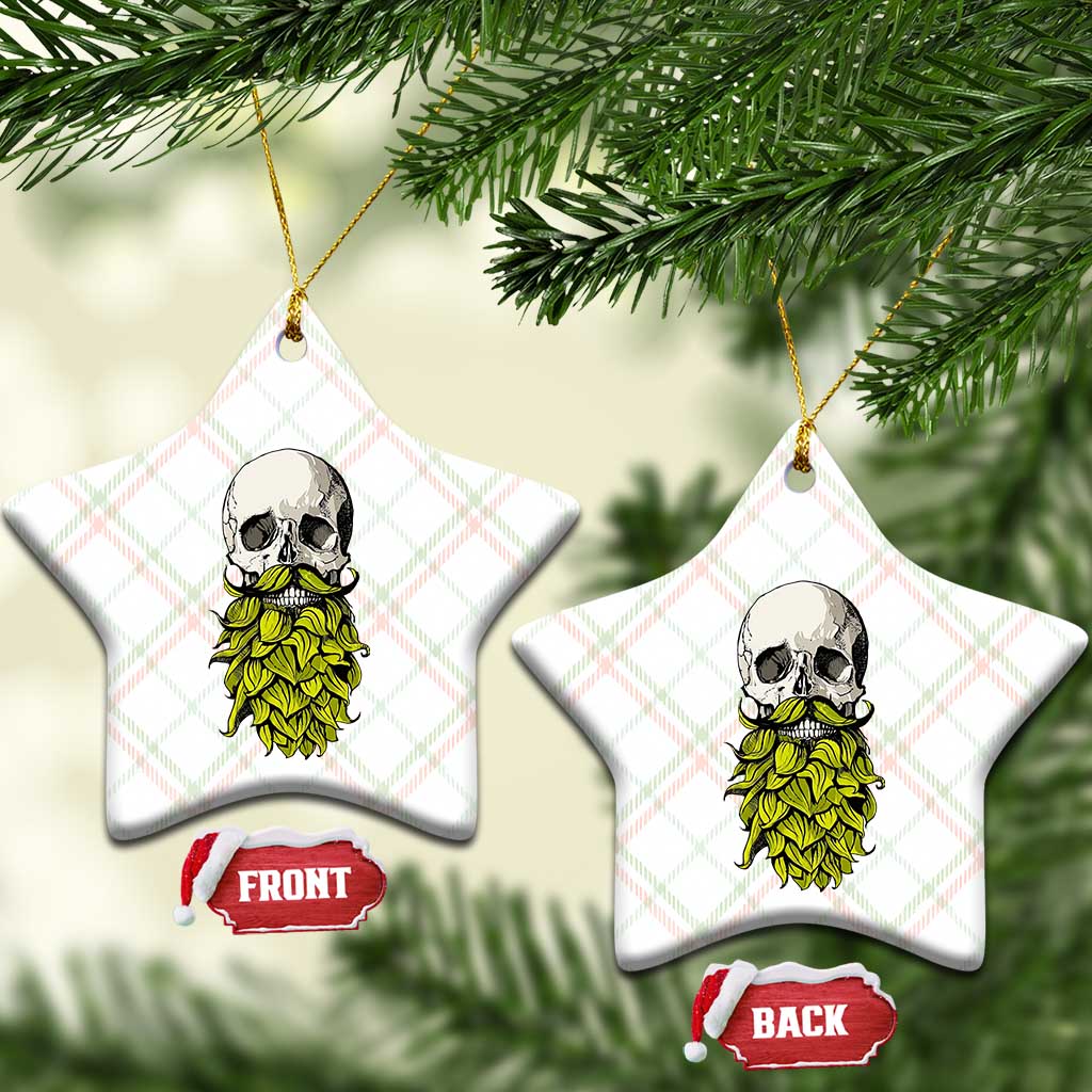 Vintage Craft Brewer Beer Lover Gift Ceramic Ornament Beer Hops Beard Skull TS12 Print Your Wear