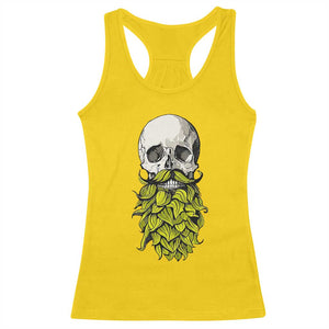 Vintage Craft Brewer Beer Lover Gift Racerback Tank Top Beer Hops Beard Skull TS12 Daisy Print Your Wear