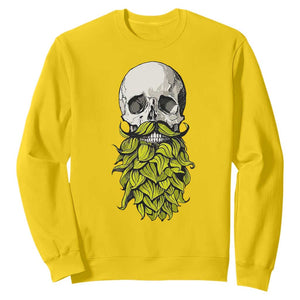 Vintage Craft Brewer Beer Lover Gift Sweatshirt Beer Hops Beard Skull TS12 Daisy Print Your Wear