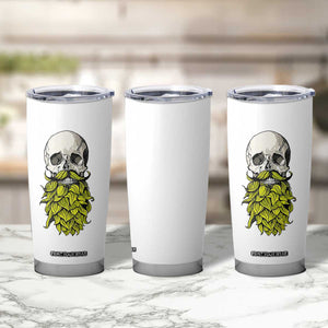 Vintage Craft Brewer Beer Lover Gift Tumbler Cup Beer Hops Beard Skull TS12 Print Your Wear
