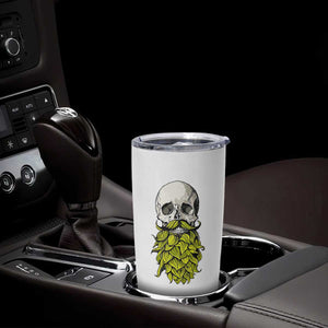 Vintage Craft Brewer Beer Lover Gift Tumbler Cup Beer Hops Beard Skull TS12 Print Your Wear