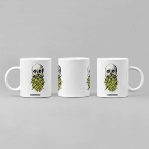 Vintage Craft Brewer Beer Lover Gift Coffee Mug Beer Hops Beard Skull TS12 Print Your Wear