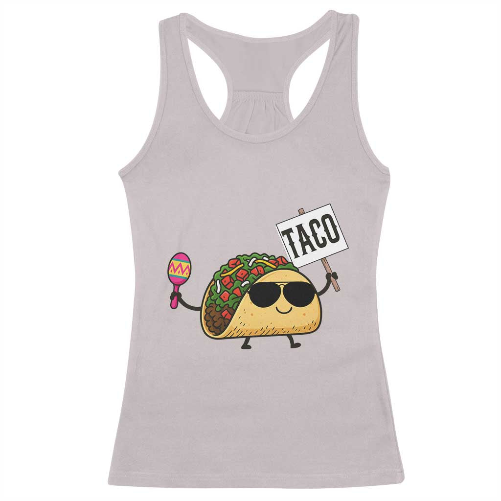 Tacos Lovers Racerback Tank Top Mexican Food Lover Gift TS12 Ice Gray Print Your Wear