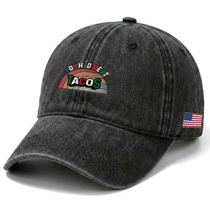 You Had Me At Tacos Washed Cotton Baseball Cap Tacos Lover Gift TS12 Print Your Wear