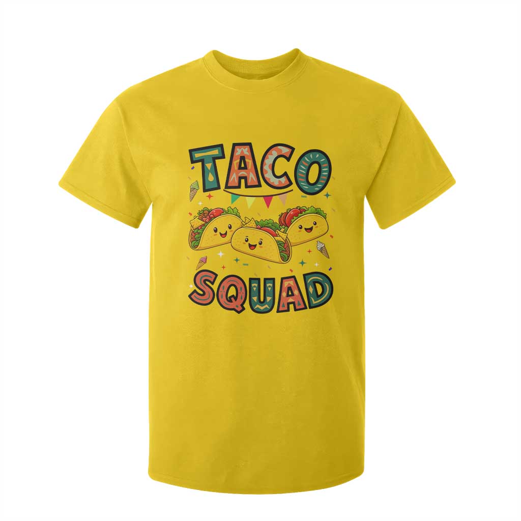 Taco Squad T Shirt For Kid Funny Mexican Food Lovers Gift TS12 Daisy Print Your Wear
