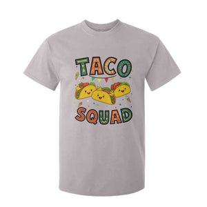 Taco Squad T Shirt For Kid Funny Mexican Food Lovers Gift TS12 Ice Gray Print Your Wear