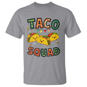 Taco Squad T Shirt Funny Mexican Food Lovers Gift TS12 Sport Gray Print Your Wear