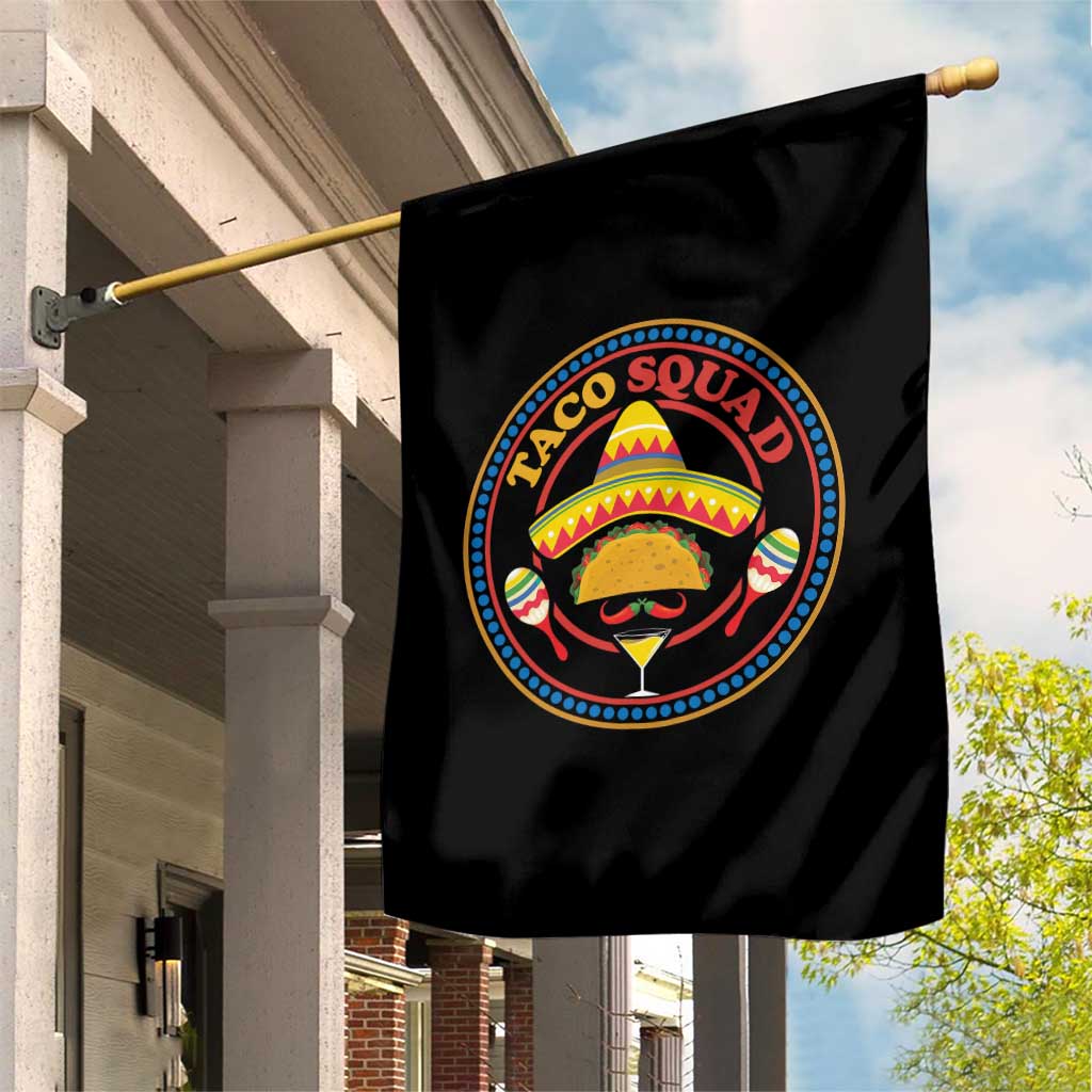 Taco Squad Garden Flag Mexican Food Lovers Gift TS12 Print Your Wear