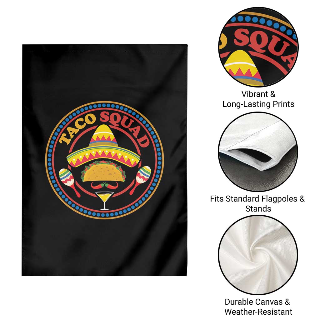 Taco Squad Garden Flag Mexican Food Lovers Gift TS12 Print Your Wear