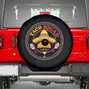 Taco Squad Spare Tire Cover Mexican Food Lovers Gift TS12 Black Print Your Wear