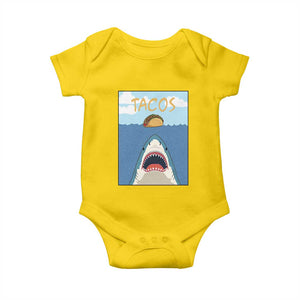 Funny Tacos Lover Baby Onesie Shark Attack Humor Gift TS12 Daisy Print Your Wear